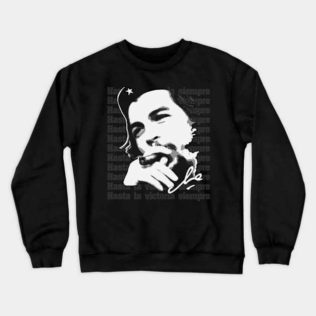 Che Guevara Rebel Cuban Guerrilla Revolution T-Shirt Crewneck Sweatshirt by HiDearPrint